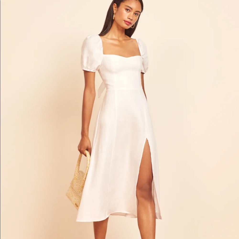 Reformation Denver Linen Dress